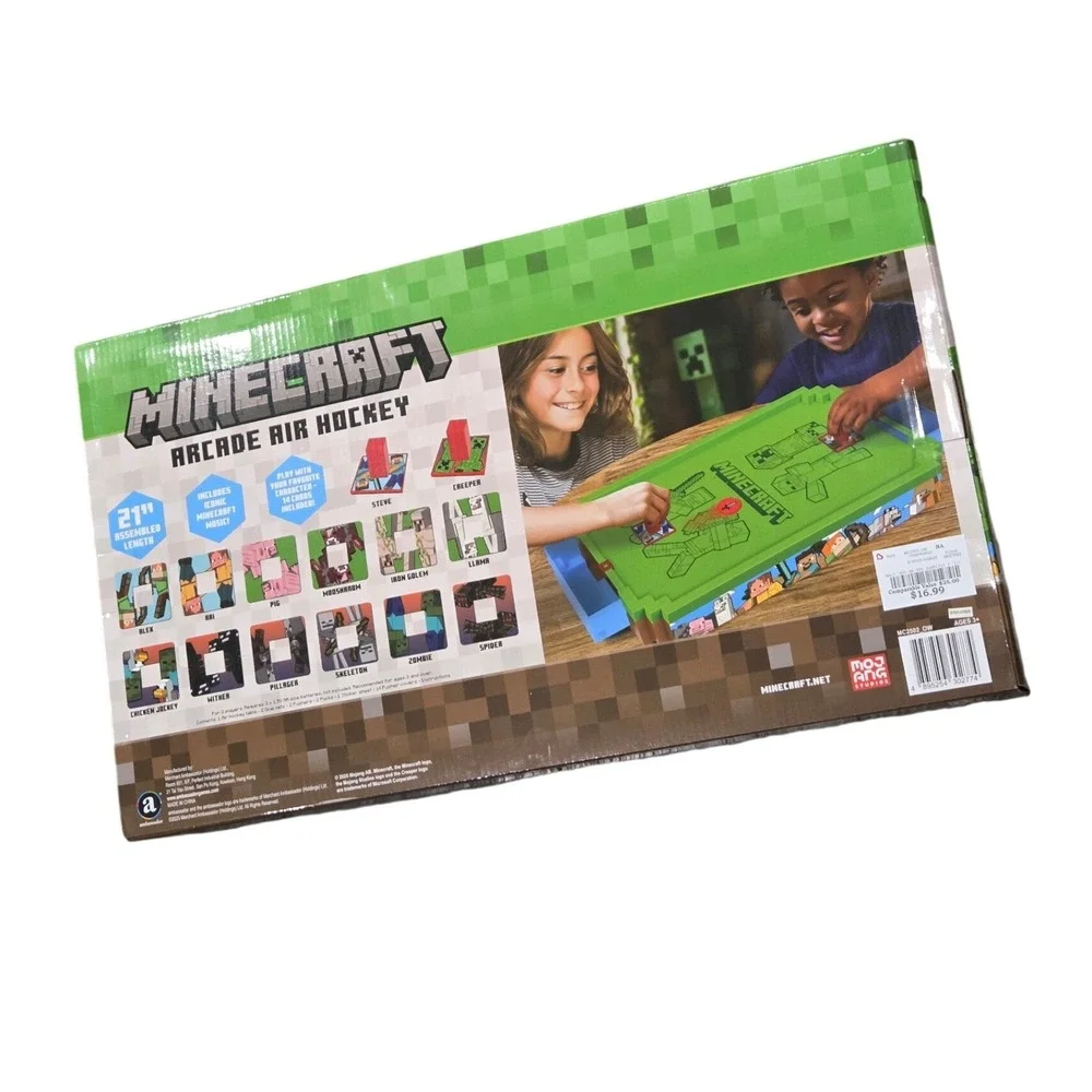 Minecraft Arcade‎ Air Hockey Table Game 21 Inch Assembled Kids Toys & Games